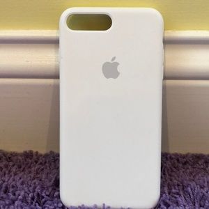 White Silicon Apple, IPhone 8 Plus Case